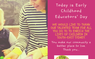 Let’s hear it for our early childhood educators!