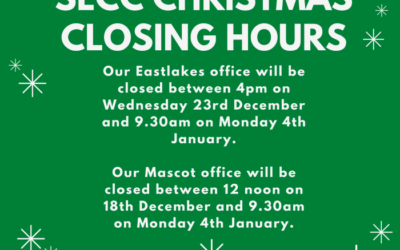 Christmas closing hours announced