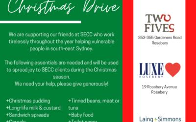 SECC partners with Laing + Simmons; Cafe Two Fives; Luxe Rosebery and Bendigo Bank to bring Christmas joy