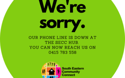 Phone line down at the SECC Hub in Mascot